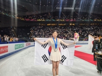 이해인이 해냈다…김연아 이후 10년 만에 세계선수권 은메달 쾌거