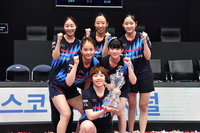 양하은이 살리고, 김나영이 끝냈다...포스코인터내셔널 2연패 쾌거 [프로탁구]