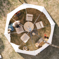 친환경 캠핑 브랜드 아늑, 지붕없는 쉘터형 텐트 ‘멍쉘터’ 출시해