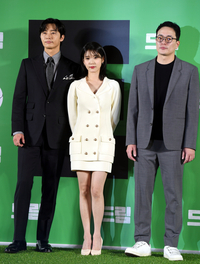 [포토] 아이유-박서준-이병헌 감독 ‘드림 기대해 주세요’