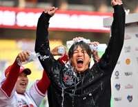 150승 달성한 김광현, 세리머니가 빠져서야[포토]