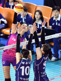 ‘오늘 귀가는 우승컵 들고’ 김연경[포토]