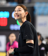 정려원을 향한 다정한 미소, 김연경[포토]