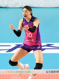 [포토]김연경, 서브 에이스야!