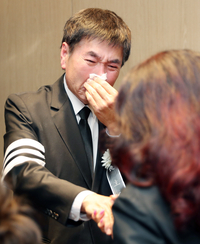 [포토]슬픔에 잠긴 故 현미의 유가족