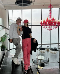 서하얀, 176cm의 위엄..계단 한 칸 내려가야 ♥임창정과 눈 맞춤