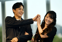 [포토] 뮤지컬 배우 손준호, 김소현 ‘알콩달콩’