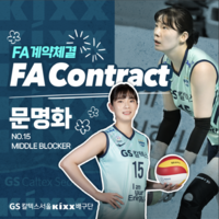 GS칼텍스, FA 문명화-한수진과 재계약