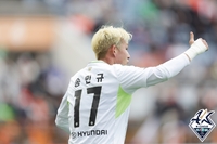 ‘결승포’ 송민규 “응원 소리 그리워, 듣고 싶다”[현장인터뷰]