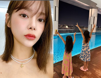 박시연, 이렇게 큰 딸이 있었어? 폭풍성장한 두 딸 근황