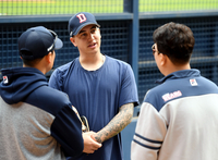 데뷔전 나서는 딜런, 투구수 80개지만 “필 받으면 어떻게 될지 모른다더라”[SS잠실in]