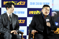 [포토] 마동석, 이준혁 배우는 살을 찌운게 아니라 근육을 키운 것