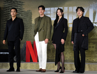 [포토] 송승헌-김우빈-이솜-강유석 '택배기사로 인사드려요'