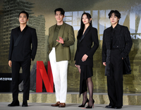 [포토] 송승헌-김우빈-이솜-강유석 '화면 가득 멋짐'