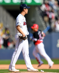 [포토] 이병헌 '동점을 허용하고 말았어'