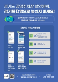 경기도, 경기똑D사용처 기존 83→596개 공공시설 확대