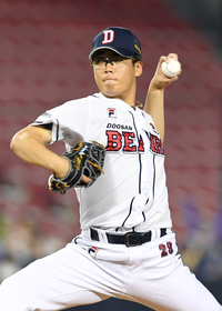 [포토]두산 이병헌의 역투