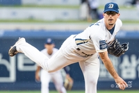 부상복귀→9K 무실점→NC 와이드너 쾌투, 완벽한 KBO 데뷔전[SS창원in]