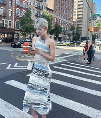 故 최진실 딸 최준희, 미국 롱아일랜드 횡단보도를 런웨이로 만들었네