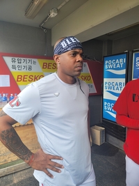 7회 1,3루→투수 땅볼 유도→무실점, 엘리아스 “나도 모르게 환호가...” [SS광주in]