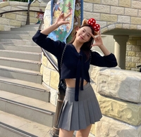 고등학생인가? 설현, 놀이공원서 비현실적인 동안 외모+늘씬 비율 뽐내