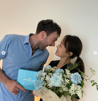 임현주 아나, 남다른 태교 근황..♥다니엘듀터와 꿀 떨어지는 눈맞춤