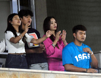 [포토] 추신수 응원하는 가족들