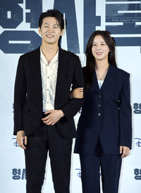 [포토]'형사록 시즌2'에서 다시 호흡 맞추는 이학주-경수진