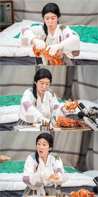 ‘홍김동전’ 해마는 손상돼도 좋은 누나 홍진경, 원샷원킬 바닷가재 해체쇼