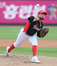 6.1이닝 1실점 ‘10K’, KIA 새 얼굴 산체스 KBO리그 데뷔 ‘첫 승’ 합격점[SS수원in]