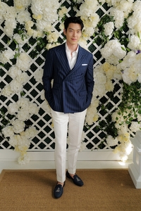 ‘랄프 로렌 코리아 앰버서더’ 김우빈&크리스탈, 2023윔블던 챔피언십 결승전 참관