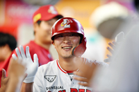 구원왕 경력 타자 하재훈의 무한도전 “투수에 대처하는 모습 좋다” 사령탑은 진화 확신[SS잠실in]