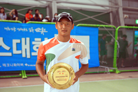 박의성·김다빈, 순천오픈 남녀 단식 정상…복식도 제패해 2관왕