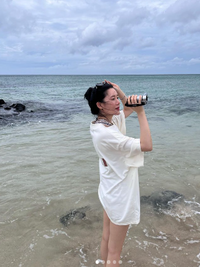 이다인, ♥이승기와 여름휴가?..하의 실종룩으로 각선미 자랑