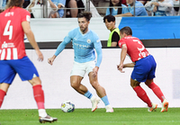 ‘괴물’ 홀란의 맨시티, ‘그리즈만’ ATM과 전반 0-0 마무리[상암 SS현장]