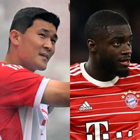 일단 왼쪽 중앙에서 시작한 김민재, 우파메카노와 겹친다…3293억의 내부 경쟁 본격 시작