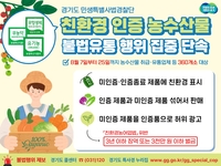 경기도,친환경 농수산물 생산·유통업체 360곳 불법행위 단속