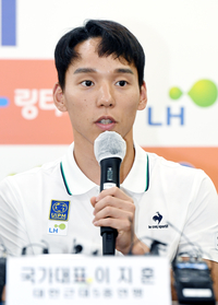 [포토]항저우아시안게임 출전 각오 밝히는 근대5종 이지훈