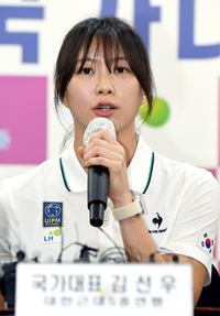 [포토]근대5종 대표팀의 김선우, 금메달을 목표로!