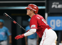 [포토]SSG 추신수, 2루타만 3개!