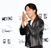 [포토]‘미소만개’ 조인성,  디즈니플러스 드라마 ‘무빙’