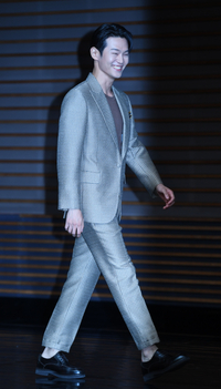 [포토] 이학주 '미소 창작한 입장'