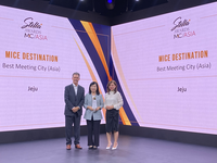 제주컨벤션뷰로, 스텔라 어워즈 ‘베스트 미팅도시’ 수상