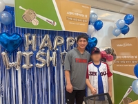 LG 오지환 보며 난치병 완치했다! ‘위시데이’ 우상과 소중한 만남 진행