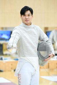 [포토]펜싱 구본길, 아시안게임 최다 금메달을 목표로!