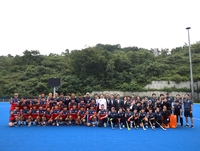 신한금융지주 진옥동 회장,  남녀 하키 국가대표 선수단 격려금 지급