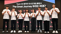 [포토]TEAM SK출정식 ‘우리는 국대다!’