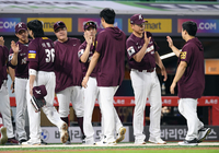 [포토]3연패 끊은 키움 홍원기 감독