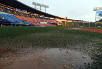 [포토]두산-KIA전, 비로 인해 개시 지연