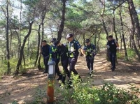 대구경찰, 등산로 성범죄 현장 대응 훈련 실시
